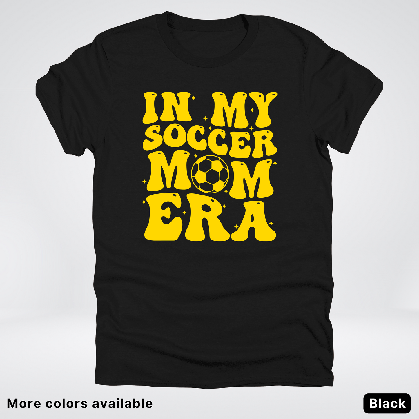In My Soccer Mom Era – Gold Design - T-Shirt