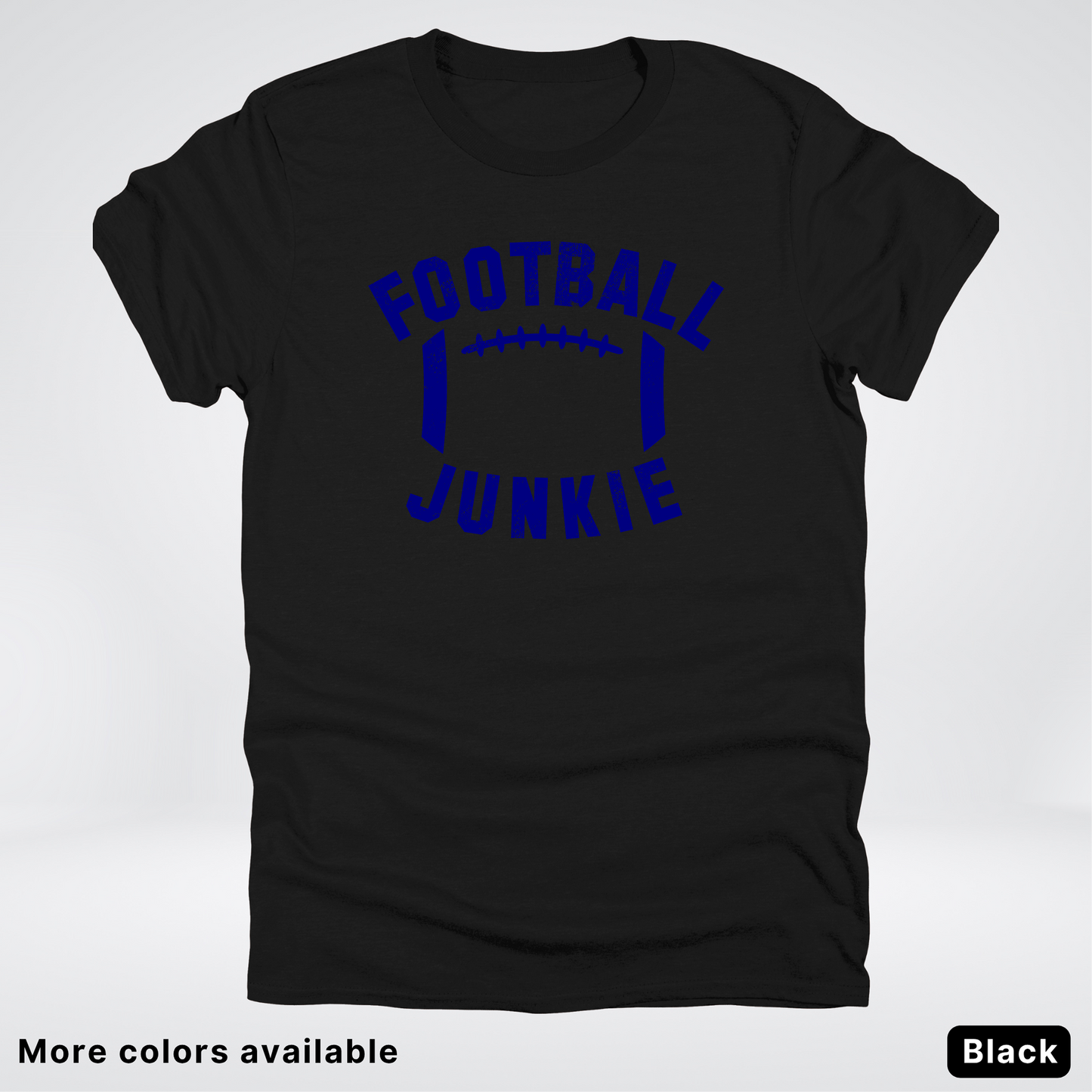 Football Junkie – Navy Design - T-Shirt