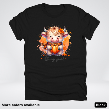 Oh My Gourd Small Cow Calf Pumpkin - T-Shirt
