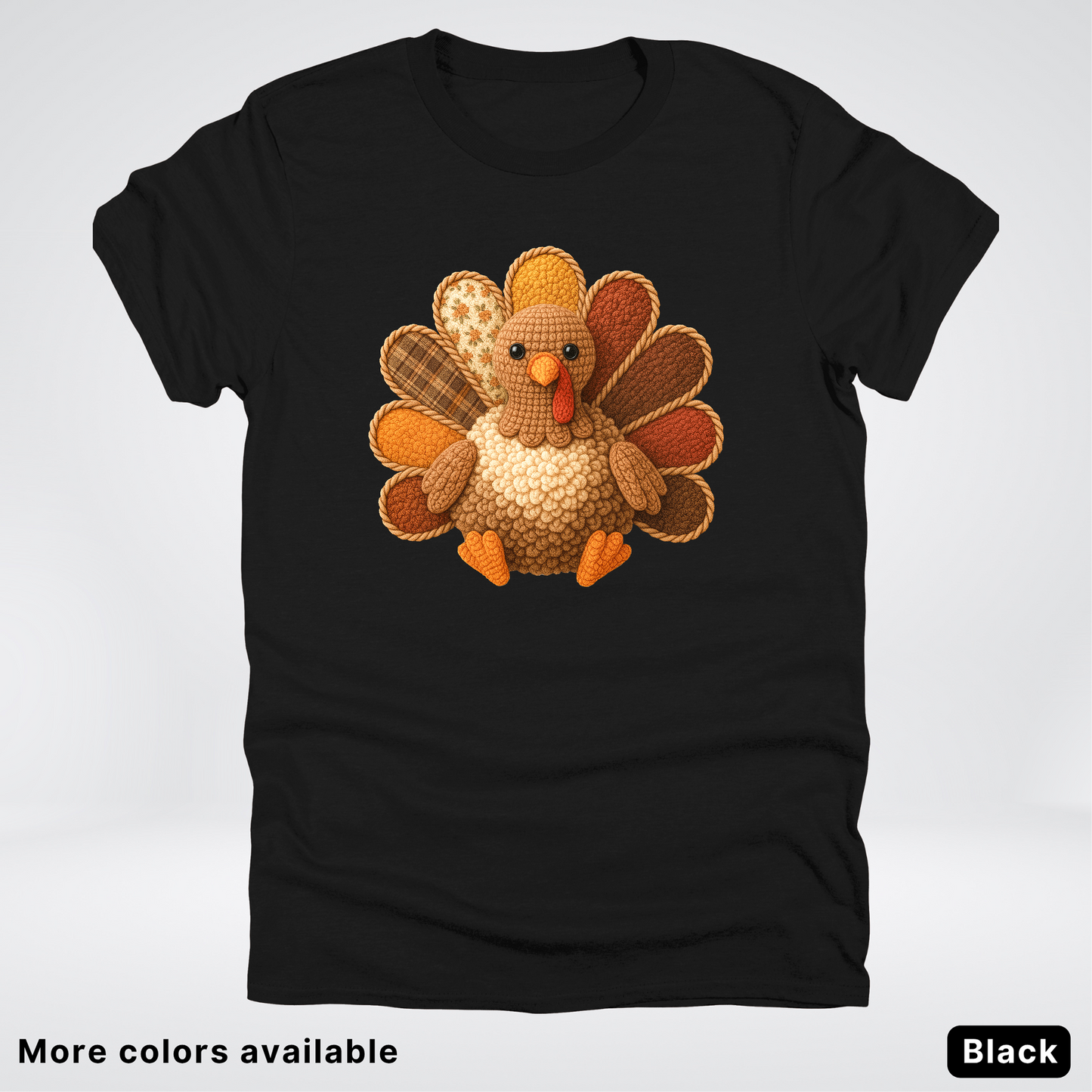Turkey Crochet Thanksgiving Fall - T-Shirts