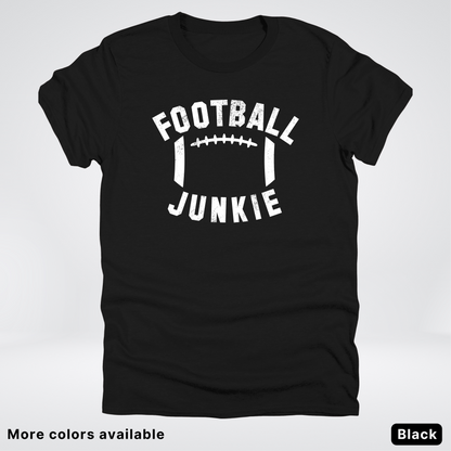 Football Junkie – White Design - T-Shirt