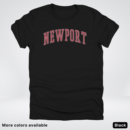 Newport Destination - Red Design - T-Shirt