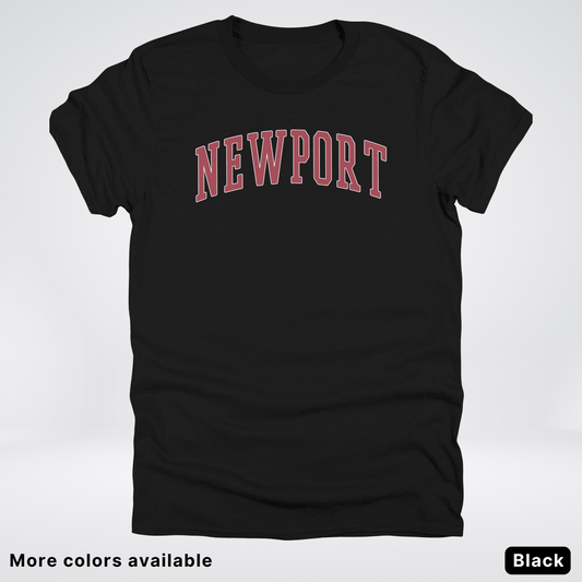 Newport Destination - Red Design - T-Shirt