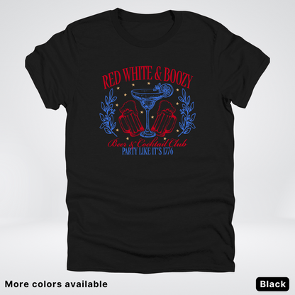Red White And Boozy 4th Of July T-Shirt