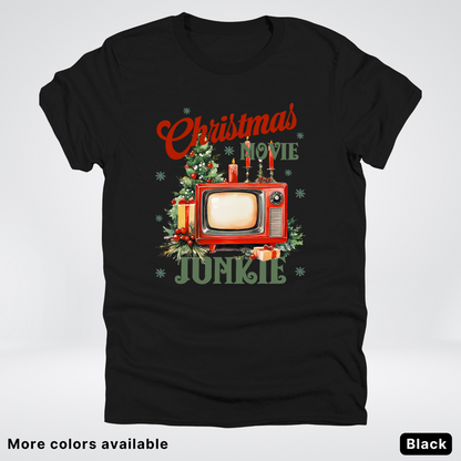 Vintage Christmas Movie Lover - T-Shirt