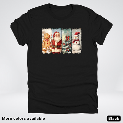 Vintage Christmas Quartet - T-Shirt
