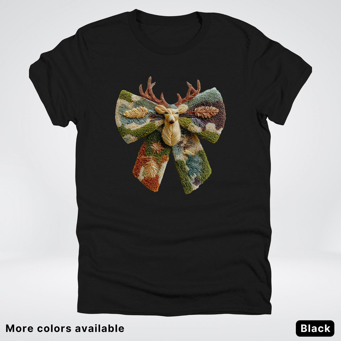 Neutral Woodland Bow Hook Yard Faux - T-Shirt