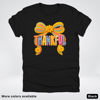 Thankful Crochet Style Fall - T-Shirt