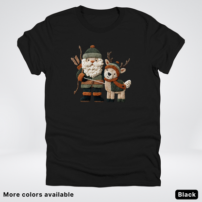Hook Yard Faux Woodland Christmas Duo - T-Shirt