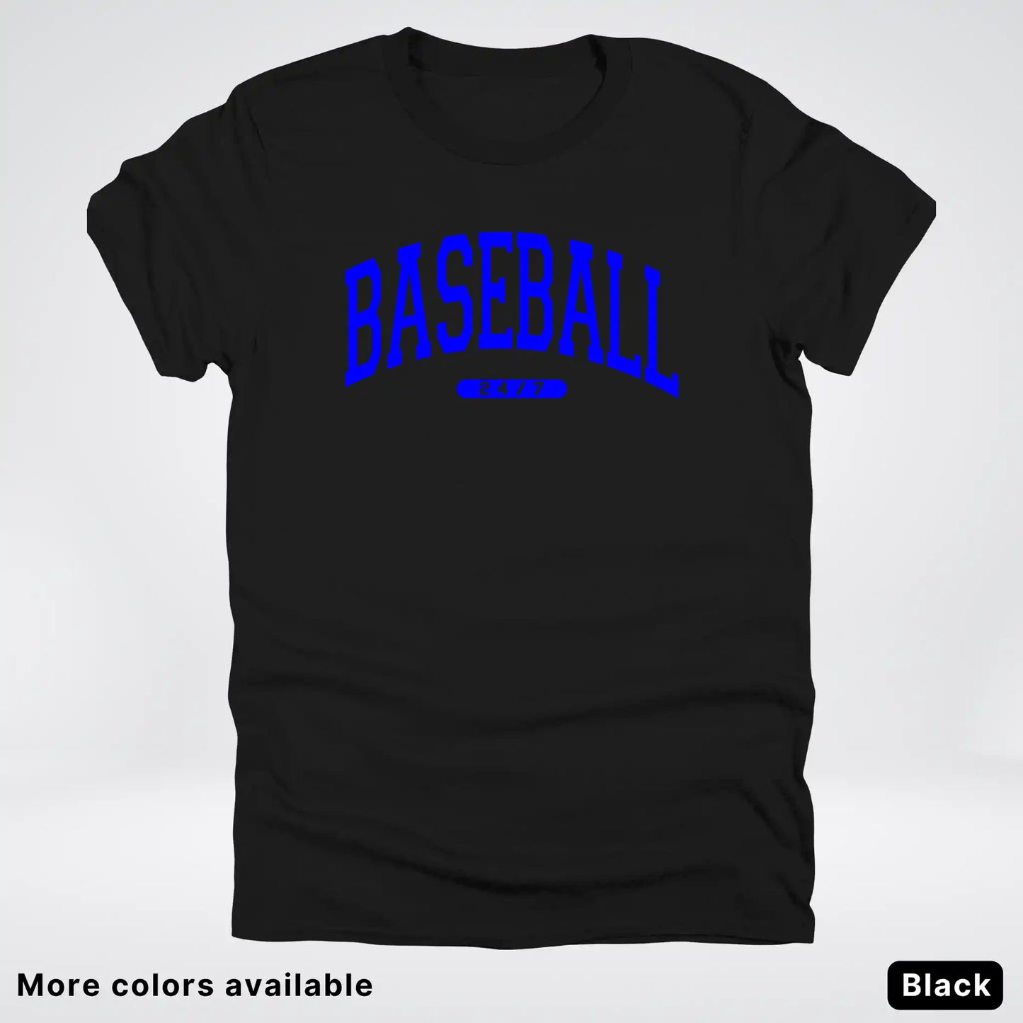 Baseball 24/7 – Blue Design - T-Shirt