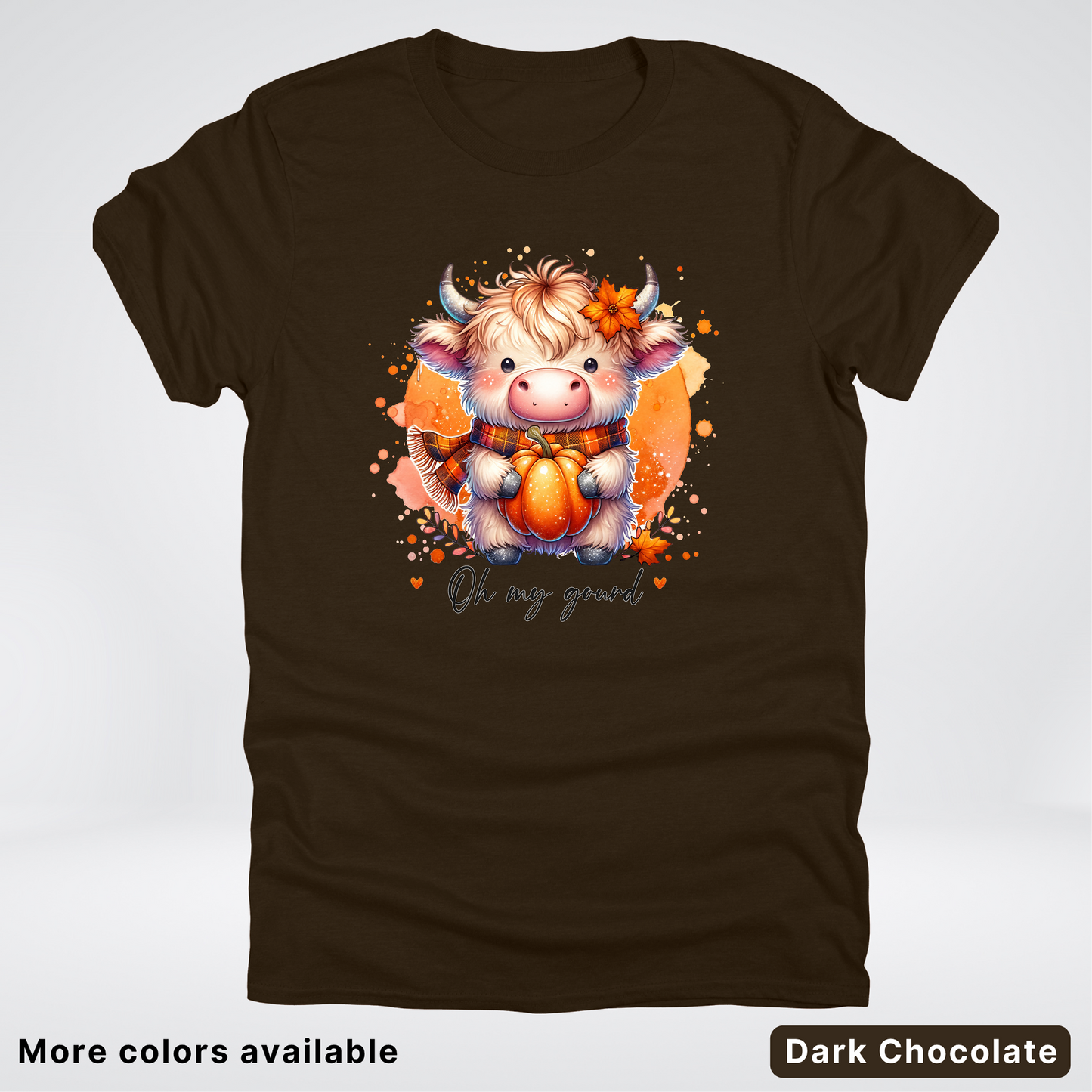Oh My Gourd Small Cow Calf Pumpkin - T-Shirt