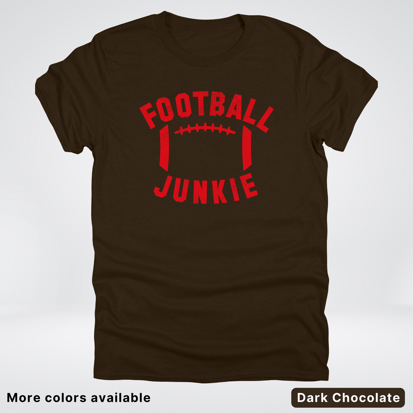 Football Junkie – Red Design - T-Shirt
