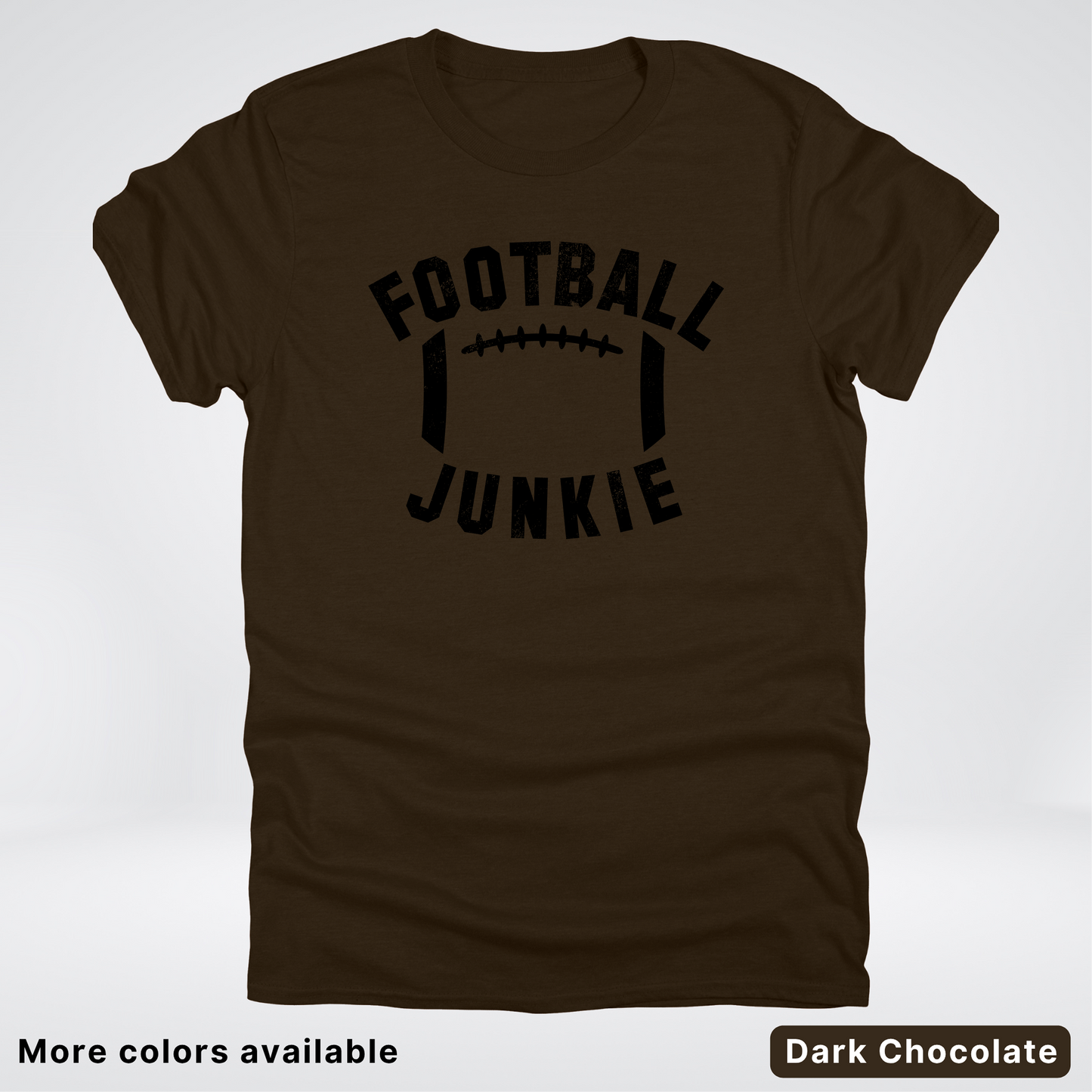 Football Junkie – Black Design - T-Shirt