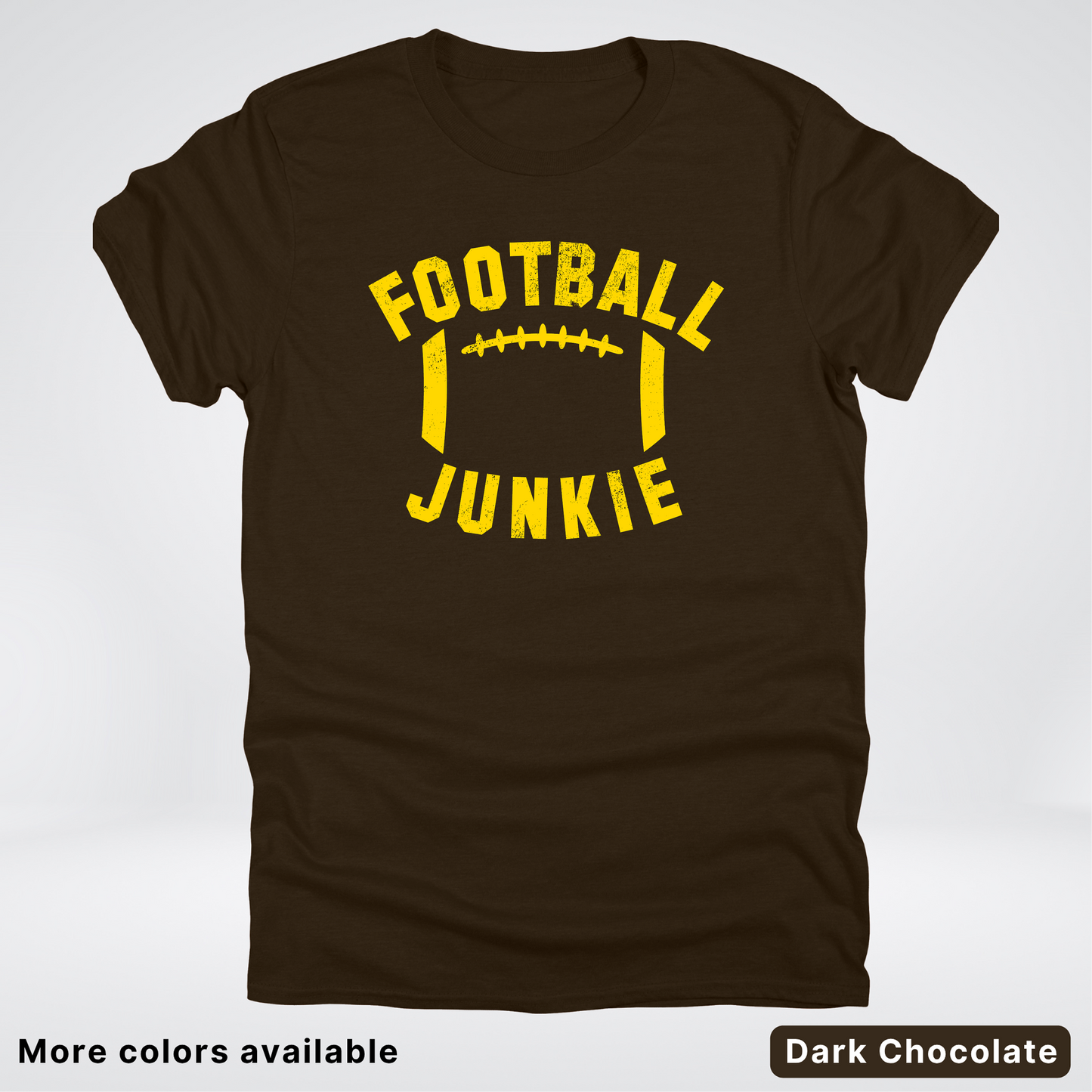 Football Junkie – Gold Design - T-Shirt