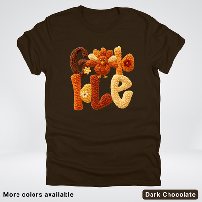 Gobble Crochet Turkey - T-Shirts