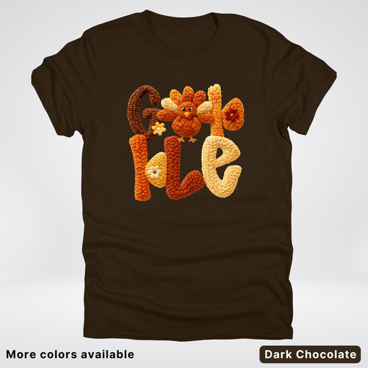 Gobble Crochet Turkey - T-Shirts
