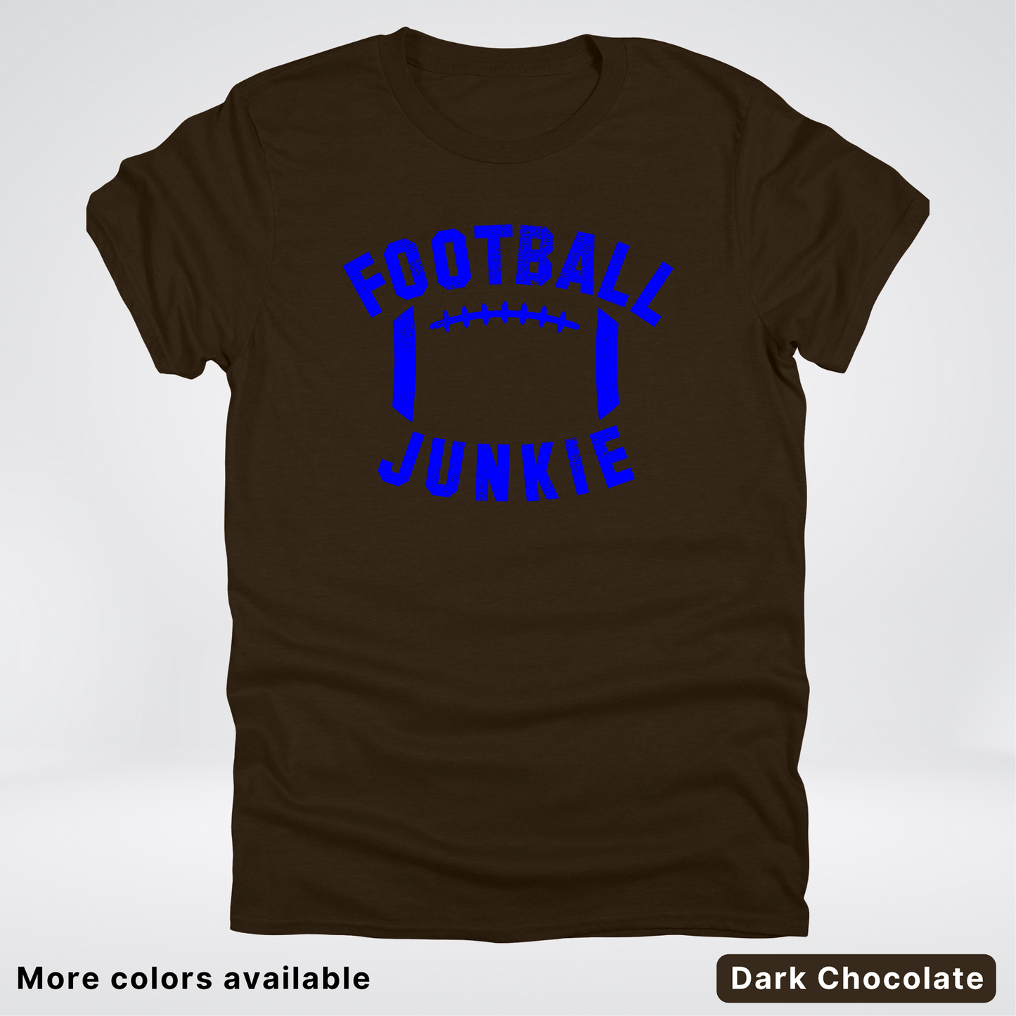 Football Junkie – Blue Design - T-Shirt
