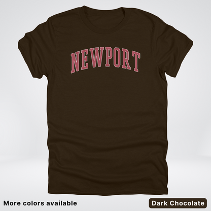 Newport Destination - Red Design - T-Shirt