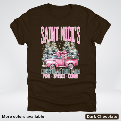 Saint Nick's Christmas Tree Farm - T-Shirt