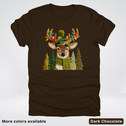 Ornament Antler Reindeer Hook Yard Faux - T-Shirt