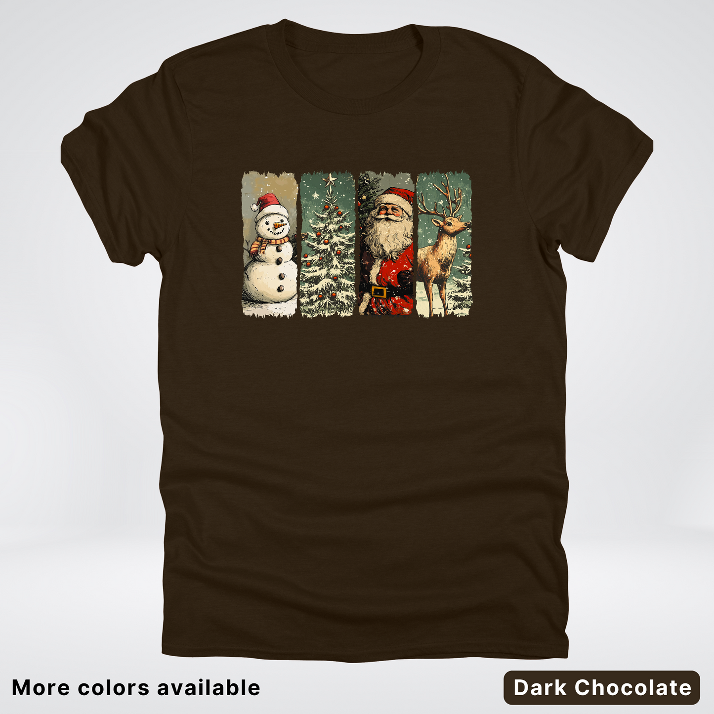 Classic Christmas Strip Art - T-Shirt
