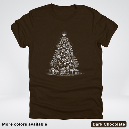 Classic Christmas Tree with Gifts - T-Shirt