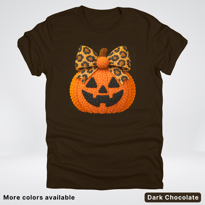 Coquette Crochet Pumpkin - T-Shirt