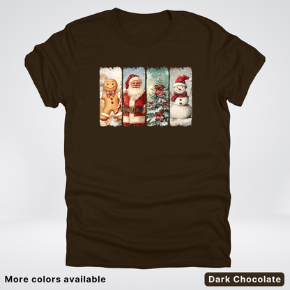 Vintage Christmas Quartet - T-Shirt