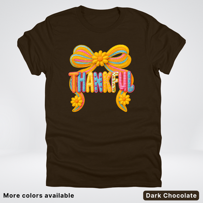 Thankful Crochet Style Fall - T-Shirt