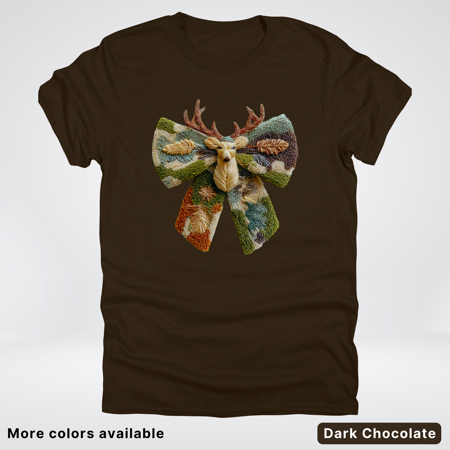 Neutral Woodland Bow Hook Yard Faux - T-Shirt
