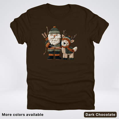 Hook Yard Faux Woodland Christmas Duo - T-Shirt