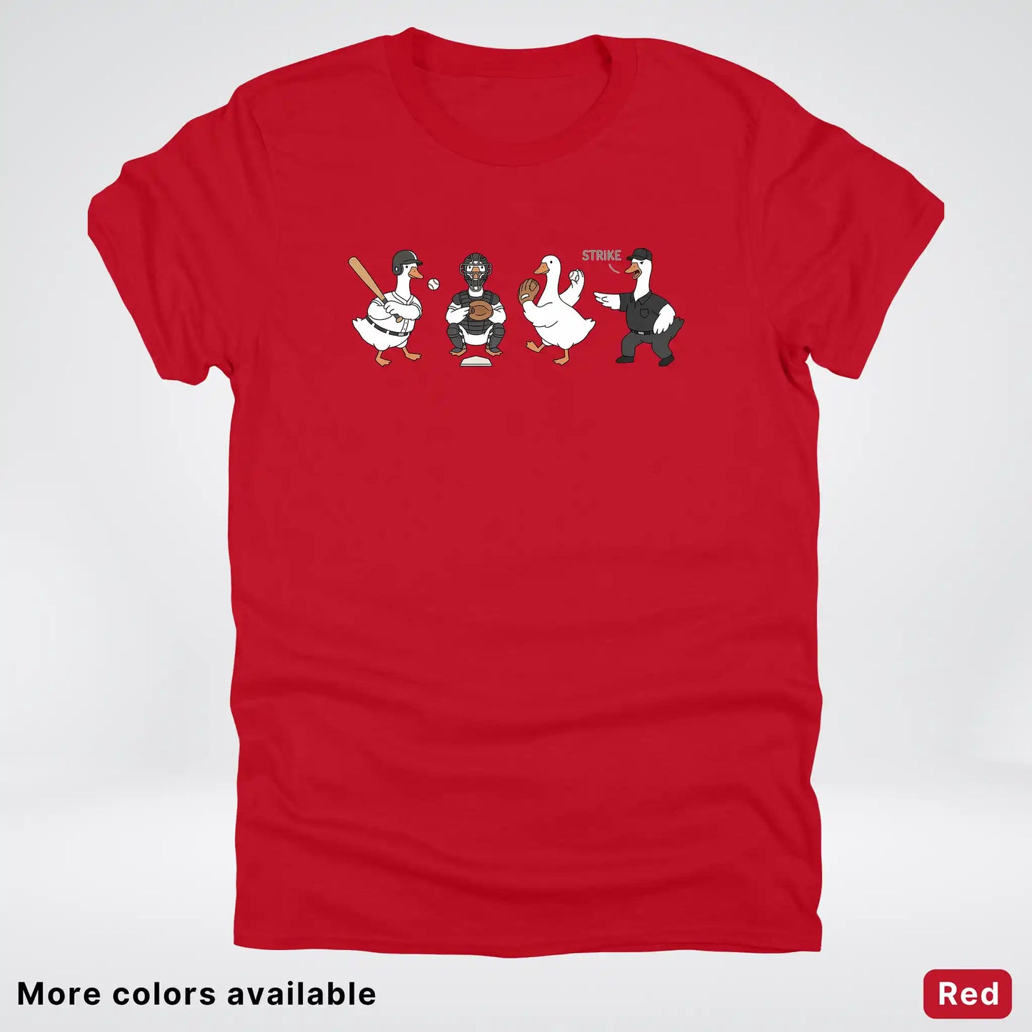 Baseball Goose Squad – Funny Baseball Goose Graphic T-Shirt