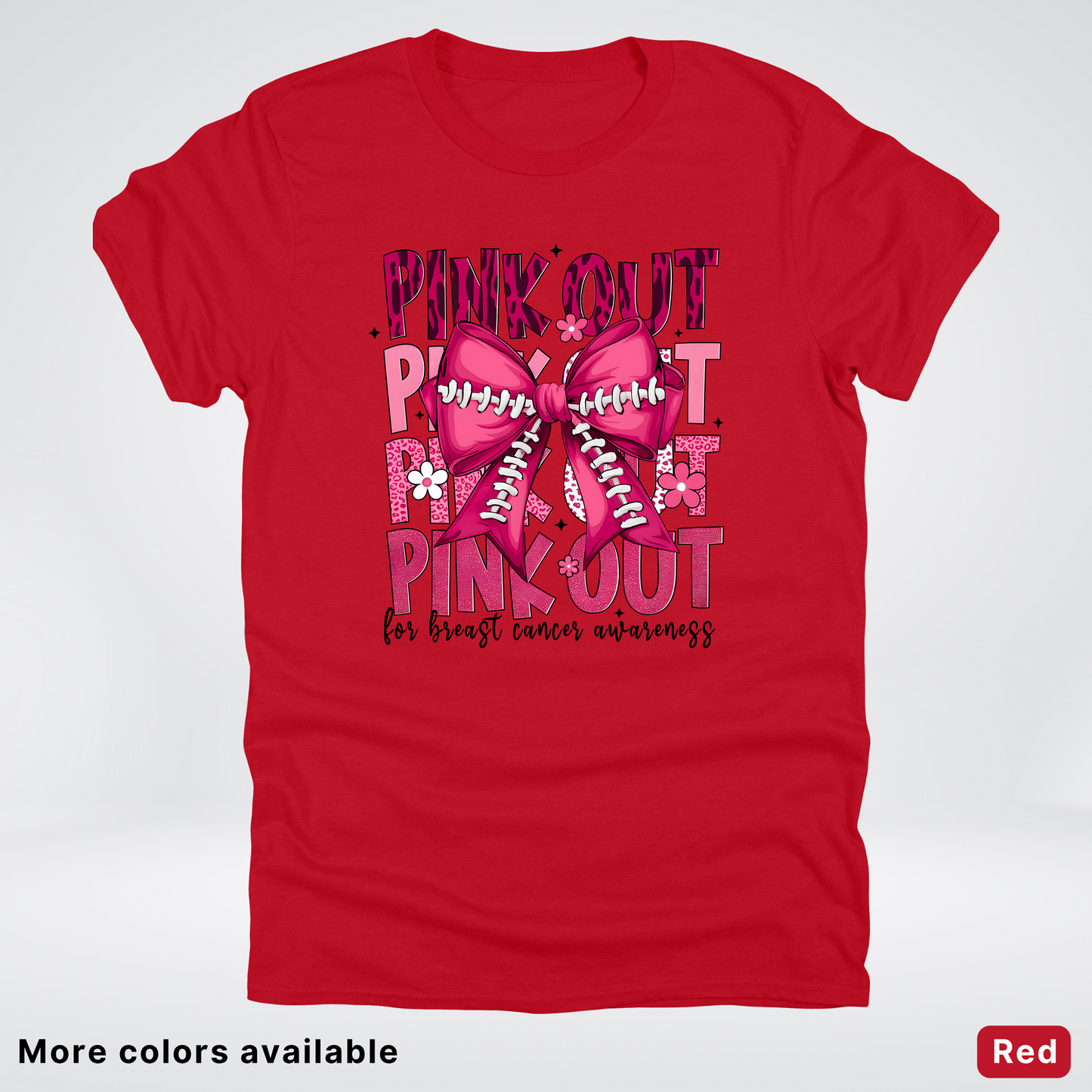 Coquette Football Laced Pink Out - T-Shirt