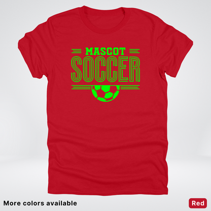 Custom Mascot – Green Design 21 - Soccer T-Shirt