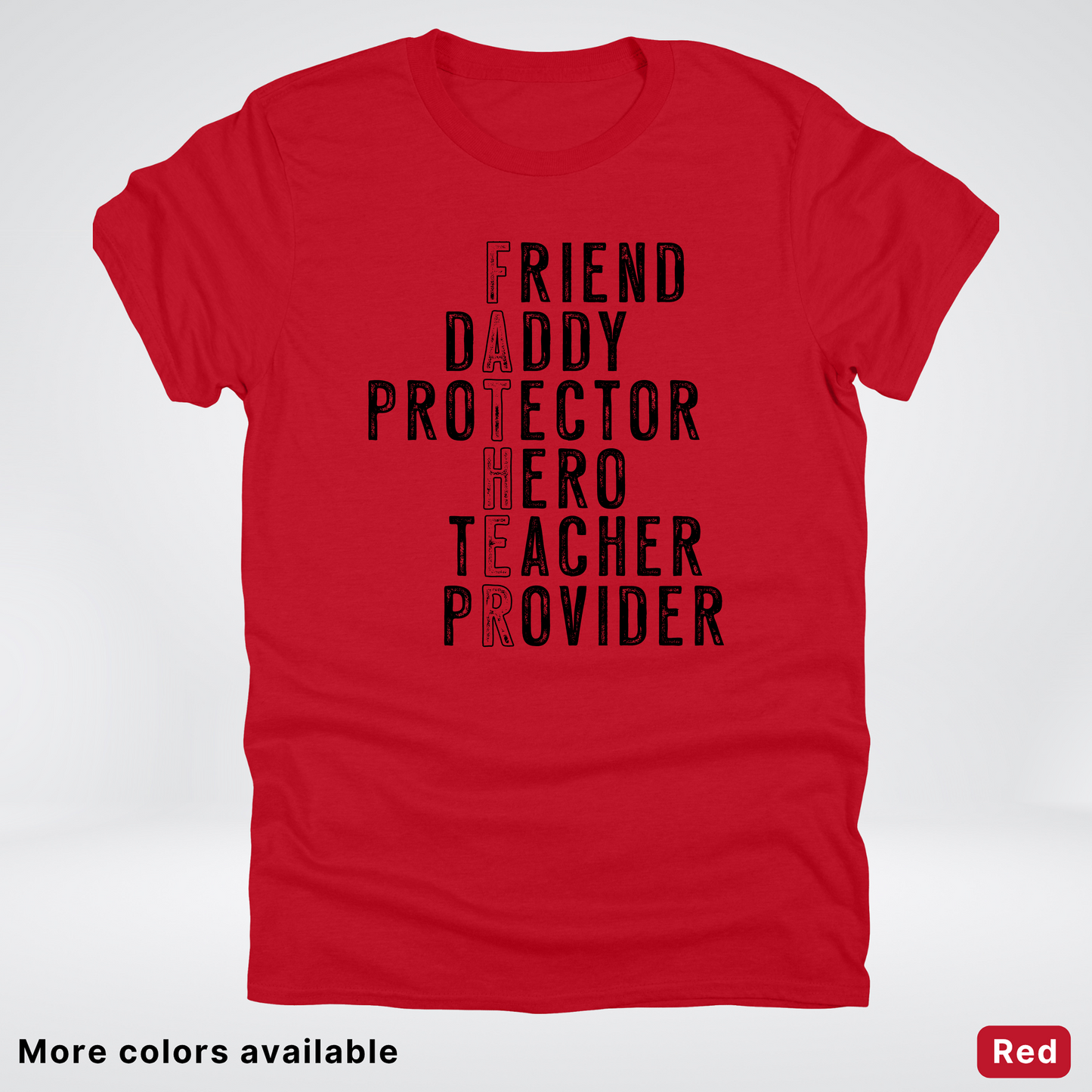 Father Crossword - Black Design – Father’s Day T-Shirt