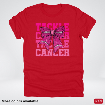 Football Coquette Tackle Awareness - T-Shirt