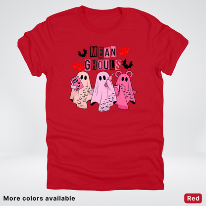 Mean Ghouls Pink Ghosts - T-Shirt