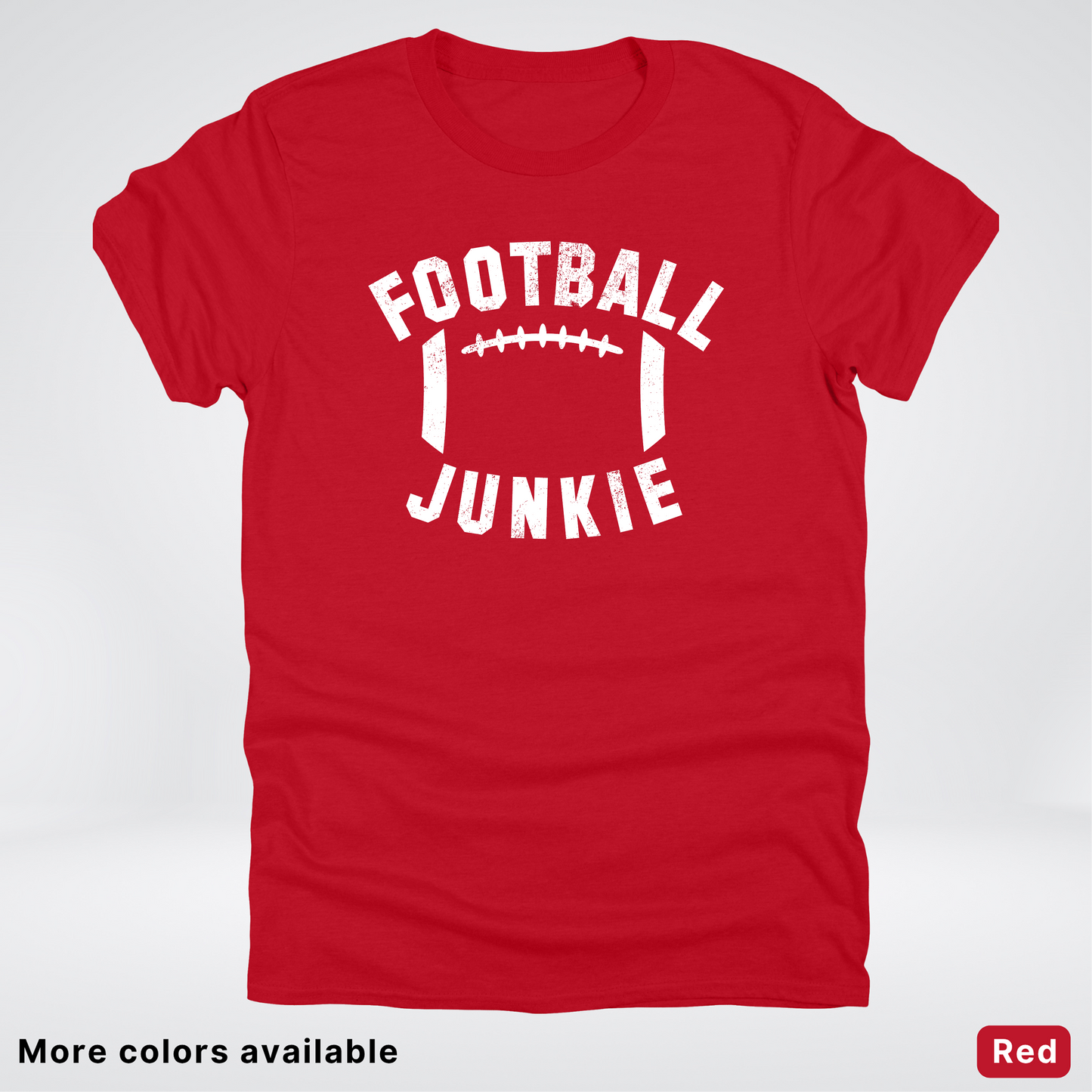 Football Junkie – White Design - T-Shirt