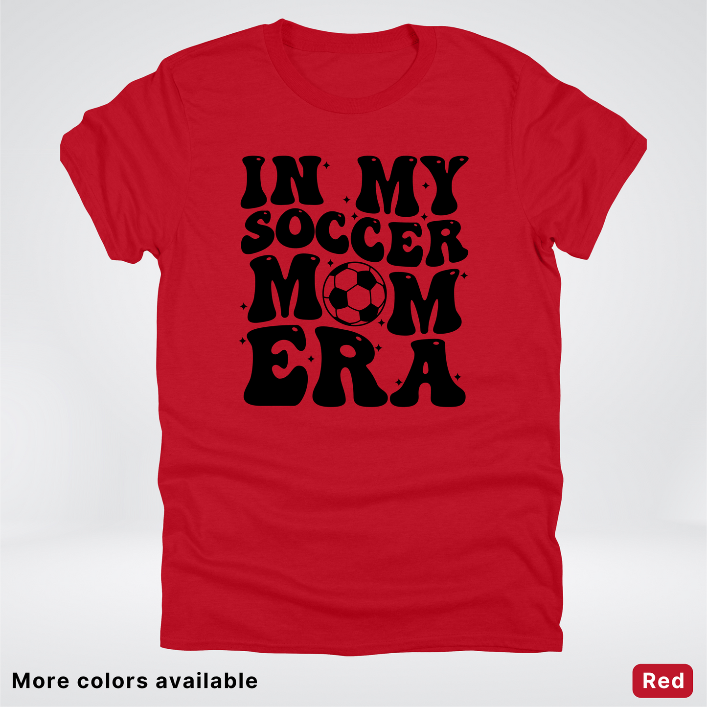 In My Soccer Mom Era – Black Design - T-Shirt