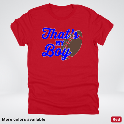 That's My Boy - Blue Design - Football - T-Shirt