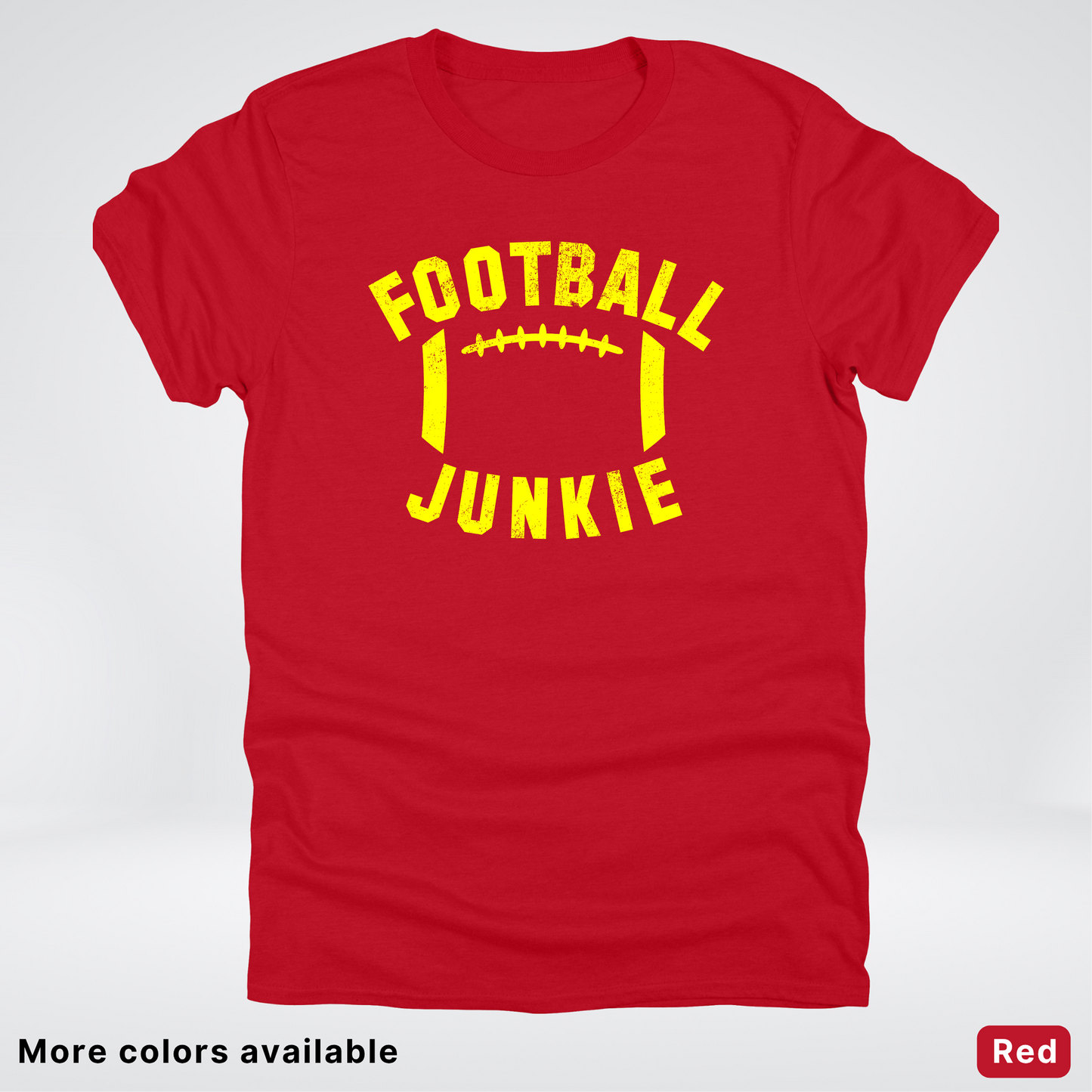 Football Junkie – Yellow Design - T-Shirt