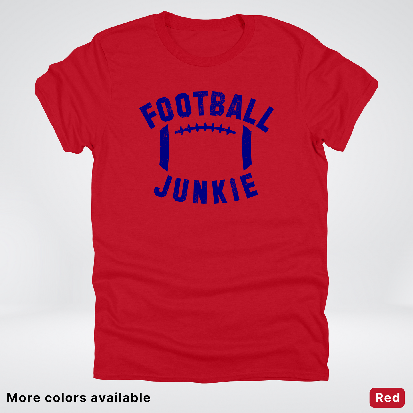 Football Junkie – Navy Design - T-Shirt