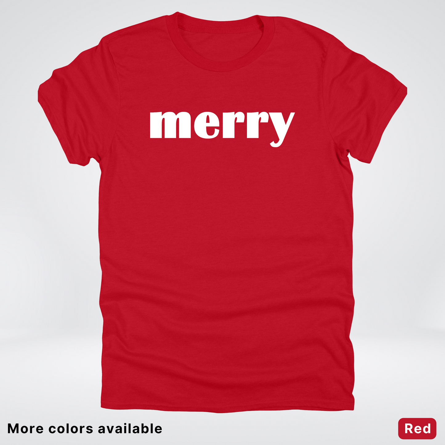 Merry - White Design - T-Shirt