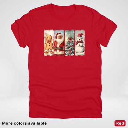 Vintage Christmas Quartet - T-Shirt