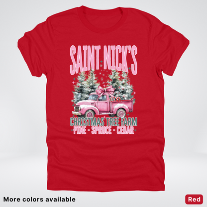 Saint Nick's Christmas Tree Farm - T-Shirt