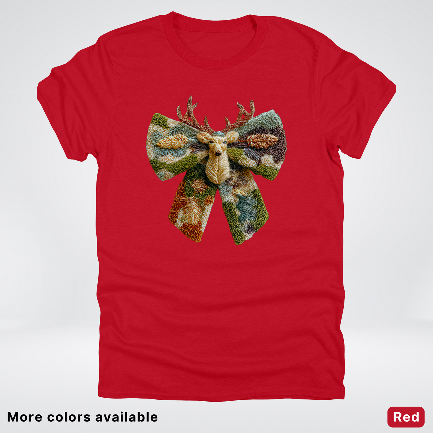 Neutral Woodland Bow Hook Yard Faux - T-Shirt