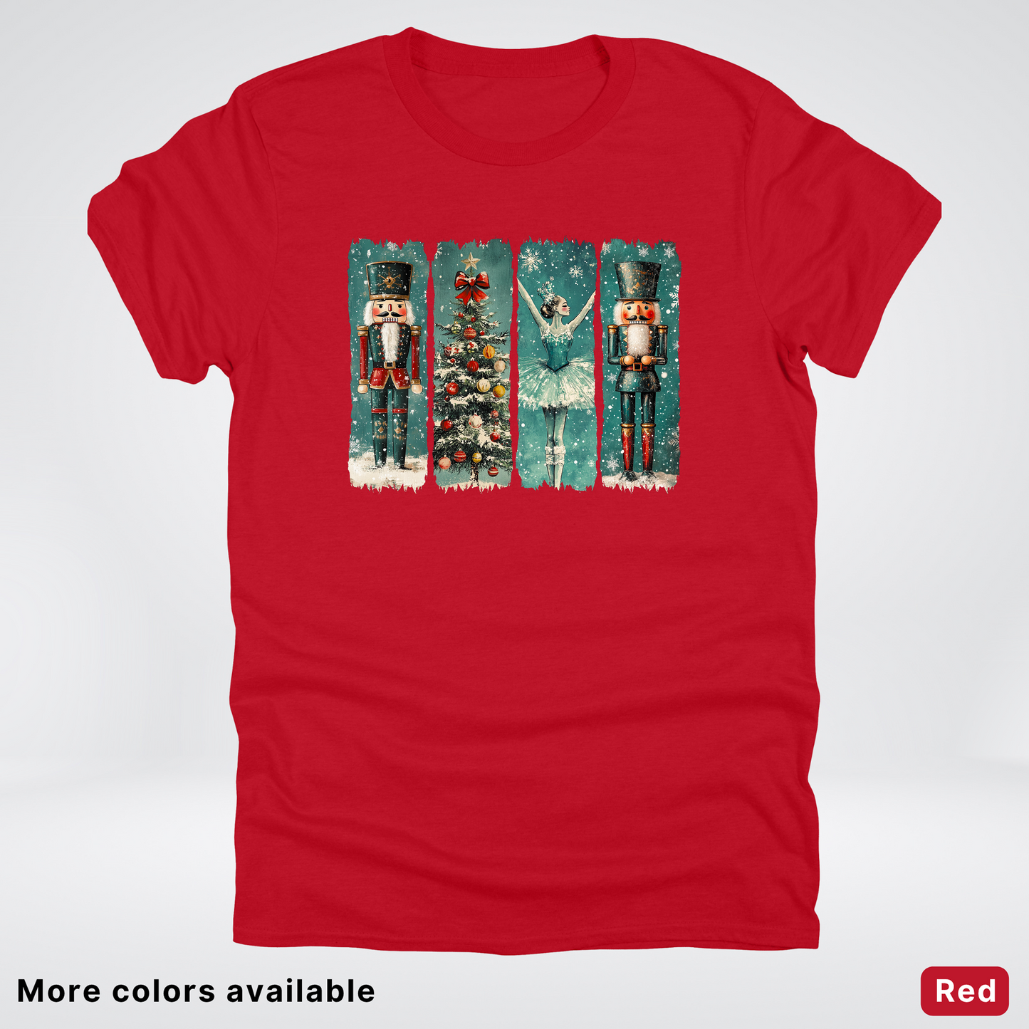 Vintage Nutcracker Ballet Panel - T-Shirt