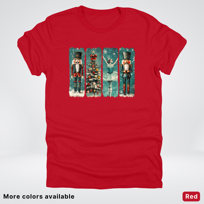 Vintage Nutcracker Ballet Panel - T-Shirt