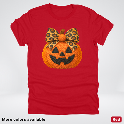 Coquette Crochet Pumpkin - T-Shirt