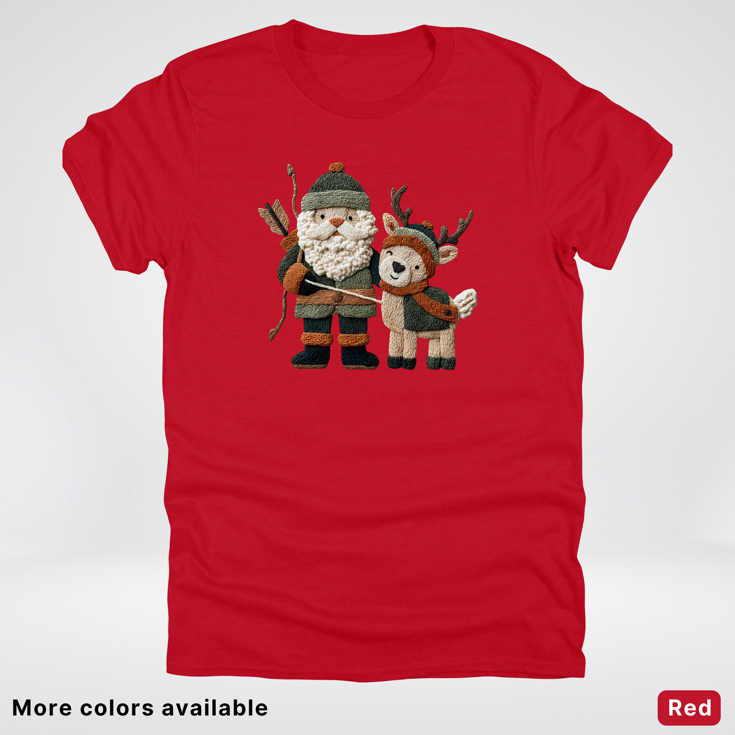 Hook Yard Faux Woodland Christmas Duo - T-Shirt